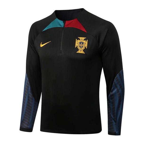 Trainings-Sweatshirt Portugal Top 2023 Schwarz